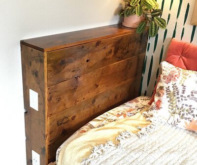 Wood cabinet / headboard
