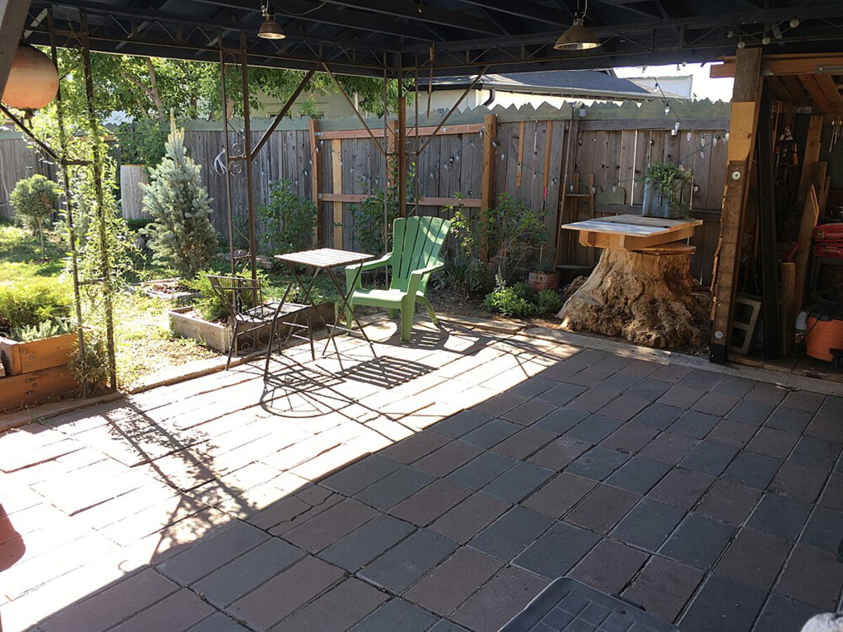 Shade structure and garden